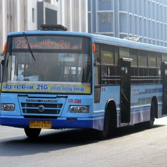 Chennai: Eight-year-antique boy run over as MTC bus hits bike 3