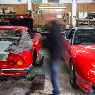 PULLED A FAST ONE Illegal immigrants determined hidden internal Ferrari truck in advance of British Grand Prix 3