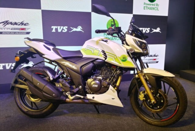 TVS Apache RTR two hundred Fi E100 released, ethanol-based motorbike priced at Rs 1.20 lakh 3